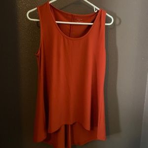 High-low tank-blouse